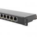 Hypernet Патч-панель Hypernet 19" 24хRJ-45 FTP 0.5U cat.6 (PP-KFSTP6-24-05U)