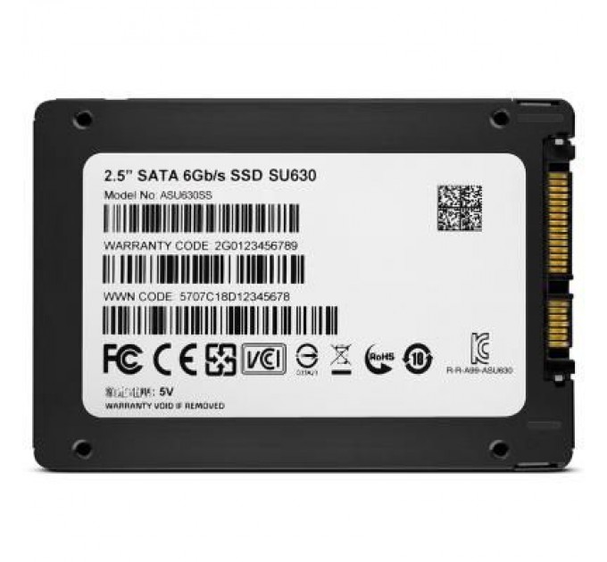 ADATA Накопичувач SSD 2.5" 480GB ADATA (ASU630SS-480GQ-R)