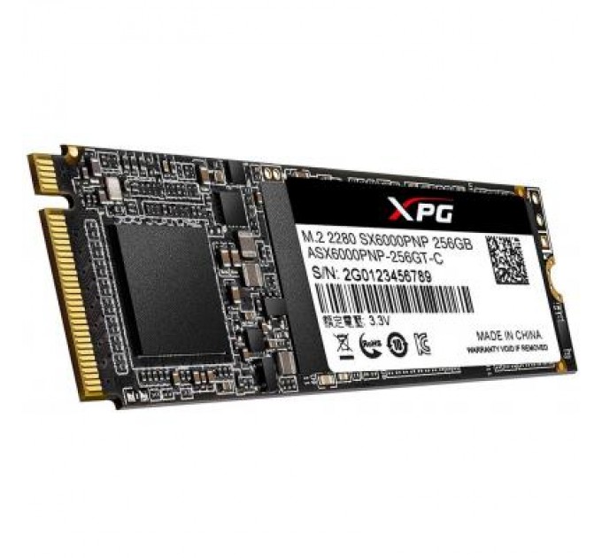 ADATA Накопичувач SSD M.2 2280 256GB ADATA (ASX6000PNP-256GT-C)