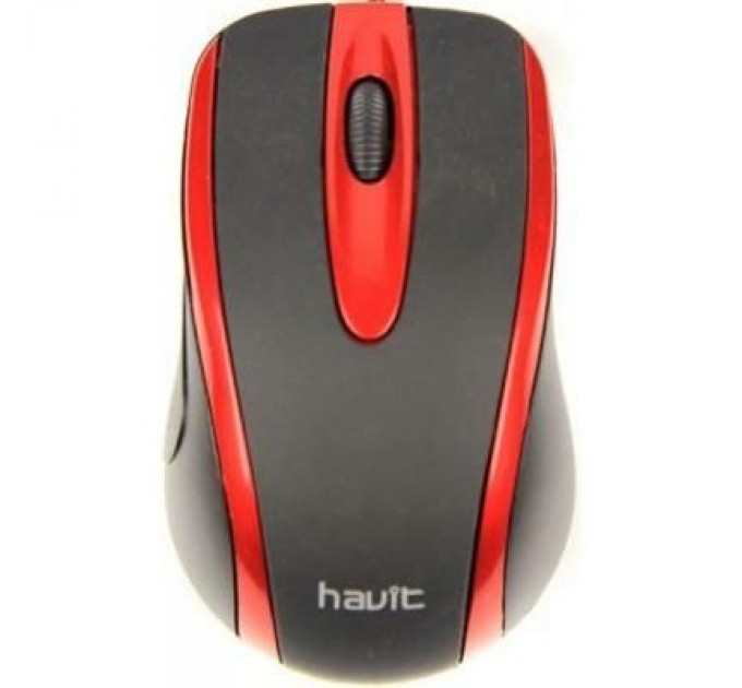 Havit Мишка Havit V-MS753 USB Black/Red (23939)