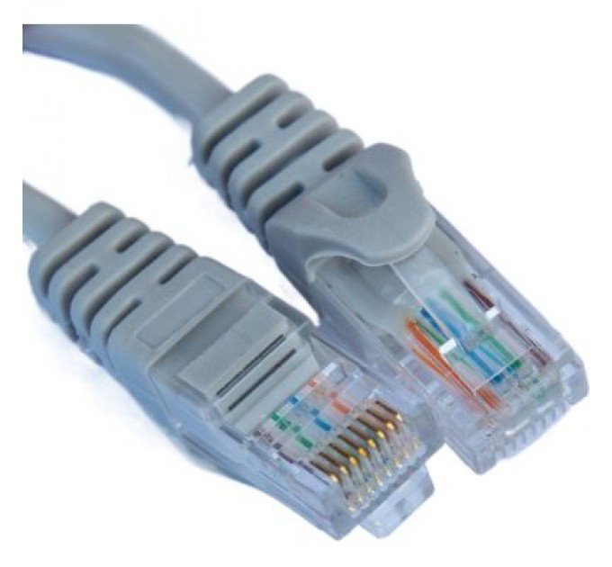 GEAR Патч-корд 1м UTP cat.5e, CCA, grey GEAR (GPC-UTPCCARJ45-1G)