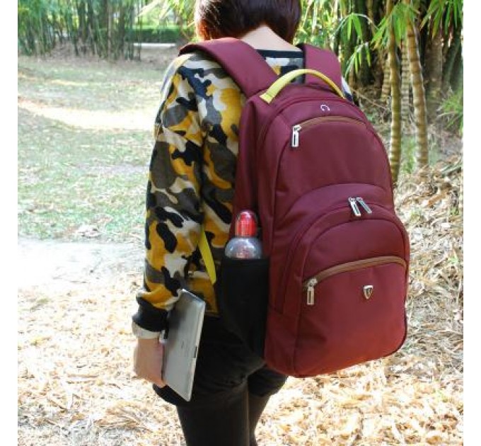 Sumdex Рюкзак для ноутбука Sumdex 16" PON-391 burgundy-yellow (PON-391OR)