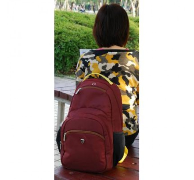 Sumdex Рюкзак для ноутбука Sumdex 16" PON-391 burgundy-yellow (PON-391OR)
