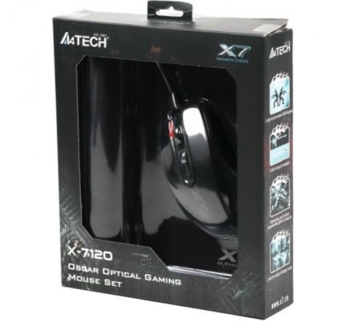 A4Tech Мишка A4Tech X-7120 Black