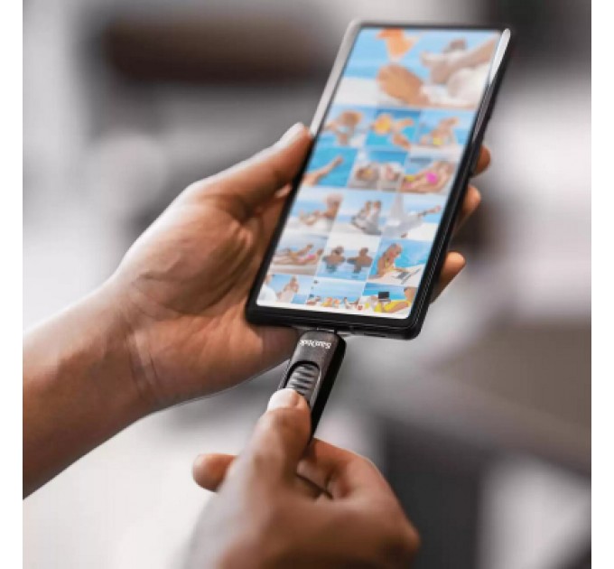 SanDisk USB флеш накопичувач SanDisk 64GB Ultra Slider Type-C USB 3.2 (SDCZ480-064G-G46)