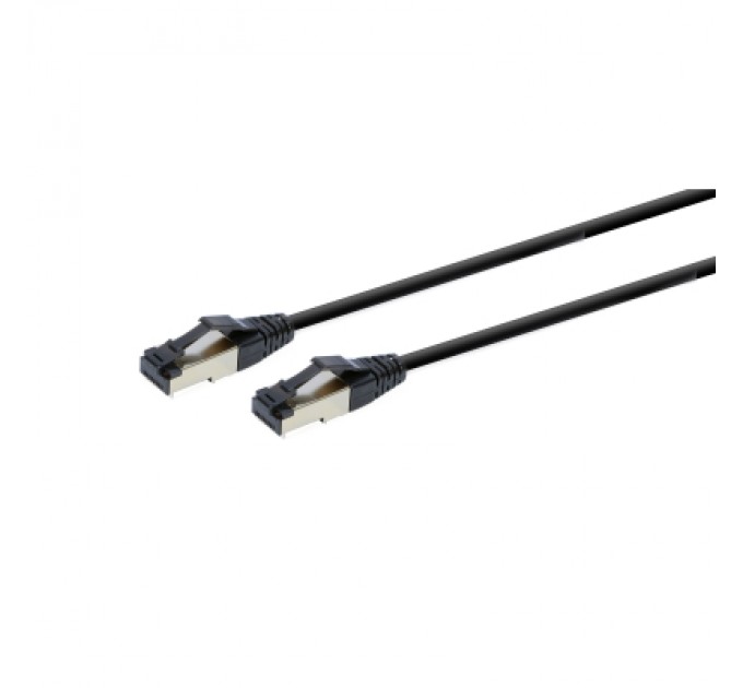 Cablexpert Патч-корд 7.5м, S/FTP, cat 8, литий, 50u", CU, AWG 27, LSZH, black Cablexpert (PP8-LSZHCU-BK-7.5M)