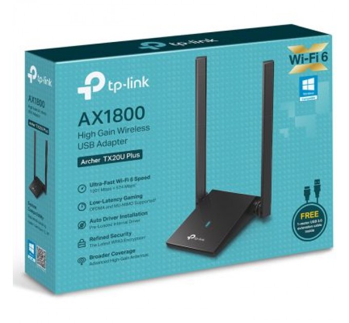 TP-Link Мережева карта Wi-Fi TP-Link ARCHER-TX20U-PLUS