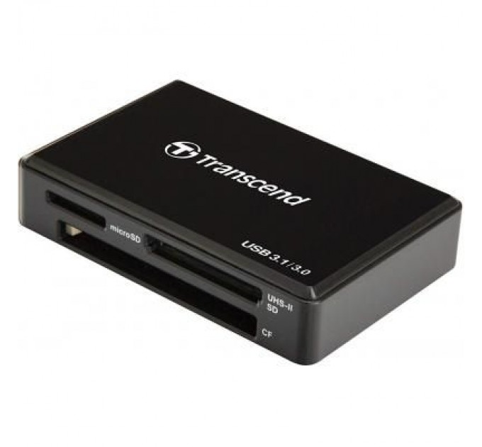 Transcend Зчитувач флеш-карт Transcend USB 3.1 Black (TS-RDF8K2)