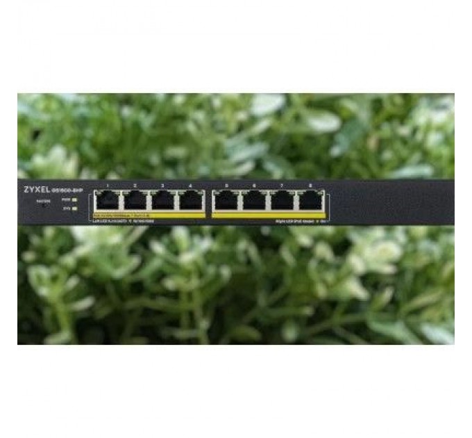 ZyXel Комутатор мережевий ZyXel Комутатор ZYXEL GS1900-8HP (GS1900-8HP-EU0103F) (GS1900-8HP-EU0103F)