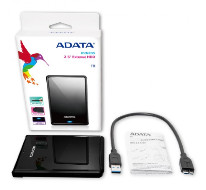 ADATA Зовнішній жорсткий диск 2.5" 4TB ADATA (AHV620S-4TU31-CBK)