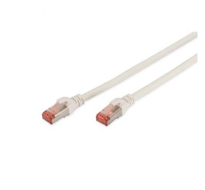 Digitus Патч-корд 0.5м, CAT 6 S-FTP, AWG 27/7, LSZH, white Digitus (DK-1644-005/WH)