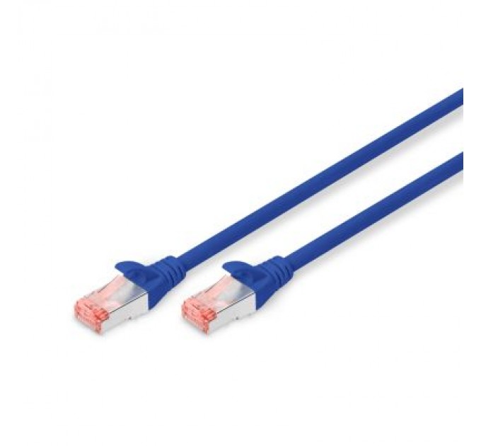 Digitus Патч-корд 10м, CAT 6 S-FTP, AWG 27/7, LSZH, blue Digitus (DK-1644-100/B)