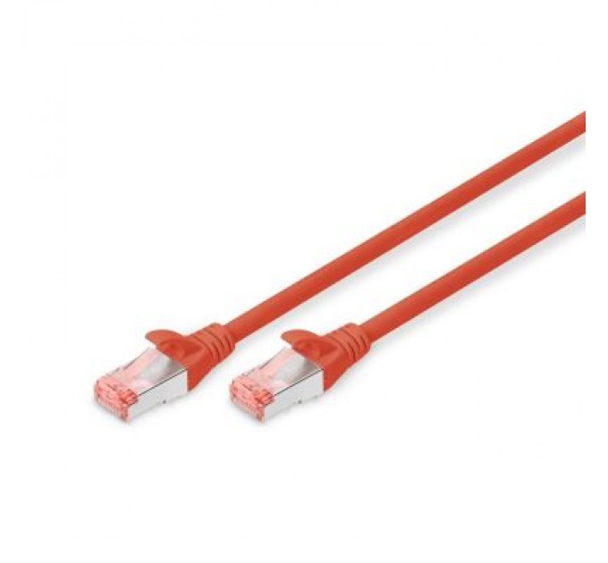 Digitus Патч-корд 2м, CAT 6 S-FTP, AWG 27/7, LSZH, red Digitus (DK-1644-020/R)