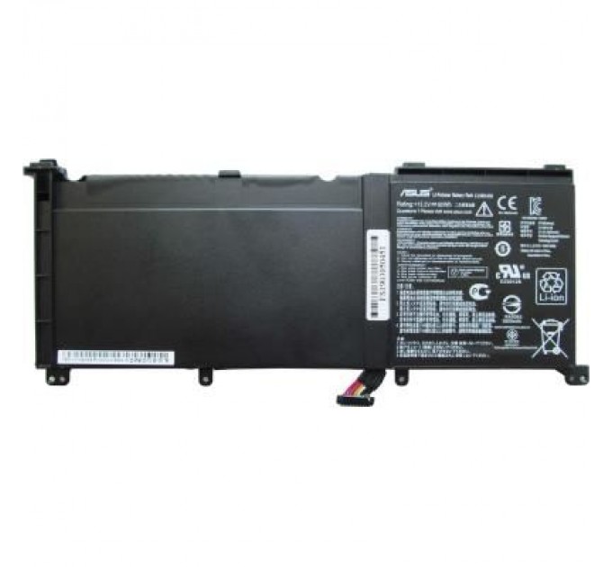 ASUS Акумулятор до ноутбука ASUS UX501 C41N1416, 3800mAh (60Wh), 4cell, 15.2V, Li-Pol, черная (A47300)