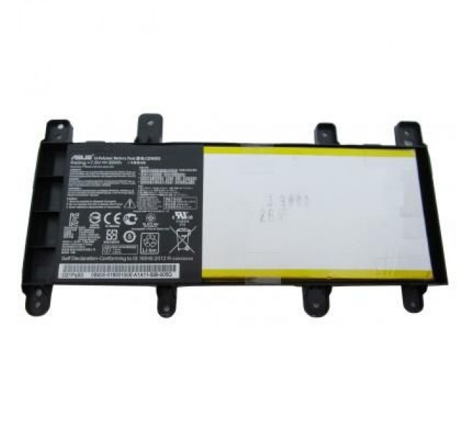 ASUS Акумулятор до ноутбука ASUS X756 C21N1515, 4840mAh (38Wh), 4cell, 7.6V, Li-ion, черная, (A47278)