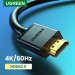 Ugreen Кабель мультимедійний HDMI to HDMI 3.0m V2.0 Cafule 4K HD104 Ugreen (10108)