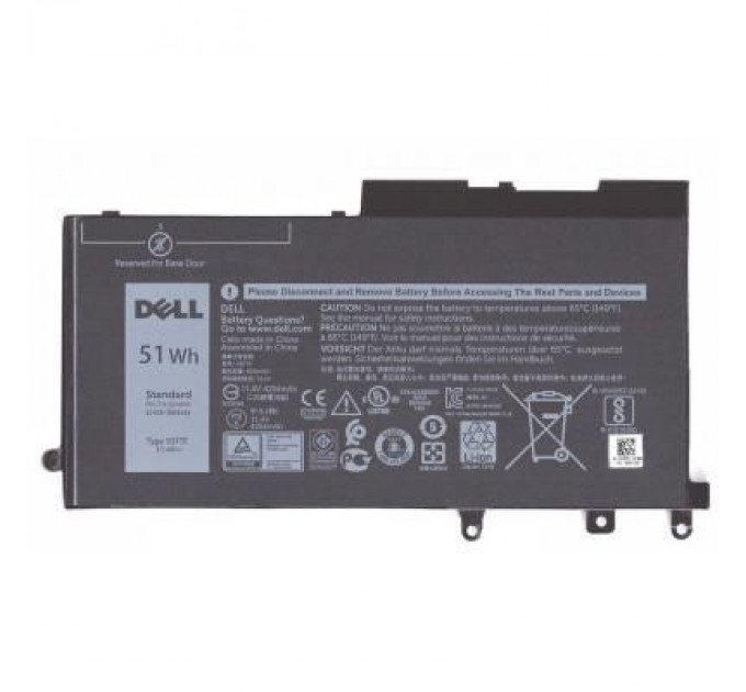 Dell Акумулятор до ноутбука Dell Latitude 5480 93FTF (short), 4254mAh (51Wh), 3cell, 11.4V, L (A47311)