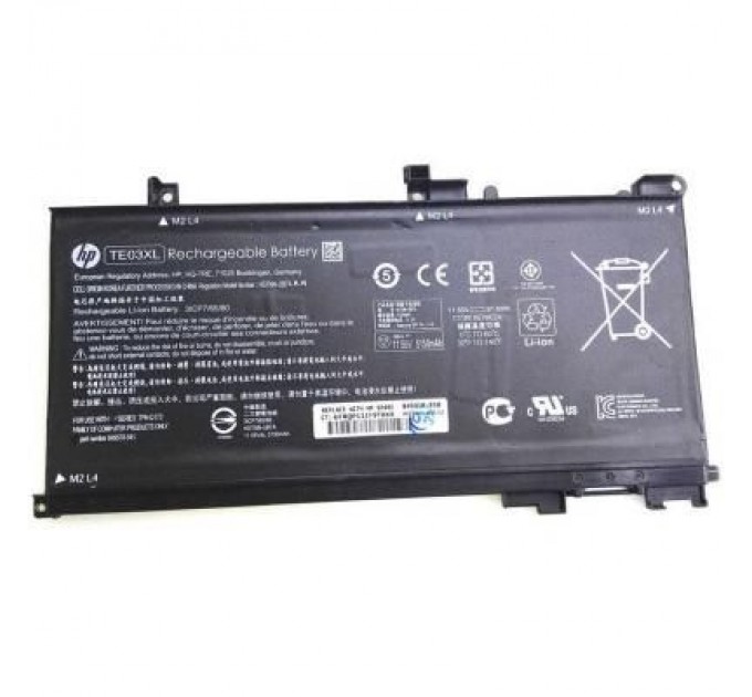 HP Акумулятор до ноутбука HP Omen 15 HSTNN-UB7A, 5150mAh (61.6Wh), 6cell, 11.55V, Li-ion, (A47219)