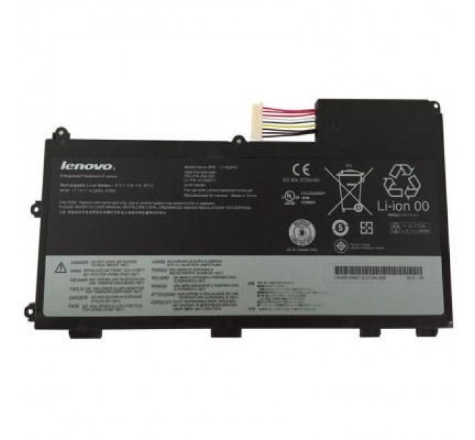 Lenovo Акумулятор до ноутбука Lenovo ThinkPad T430u, 4220mAh (47Wh), 3cell, 11.1V, Li-ion (A47343)