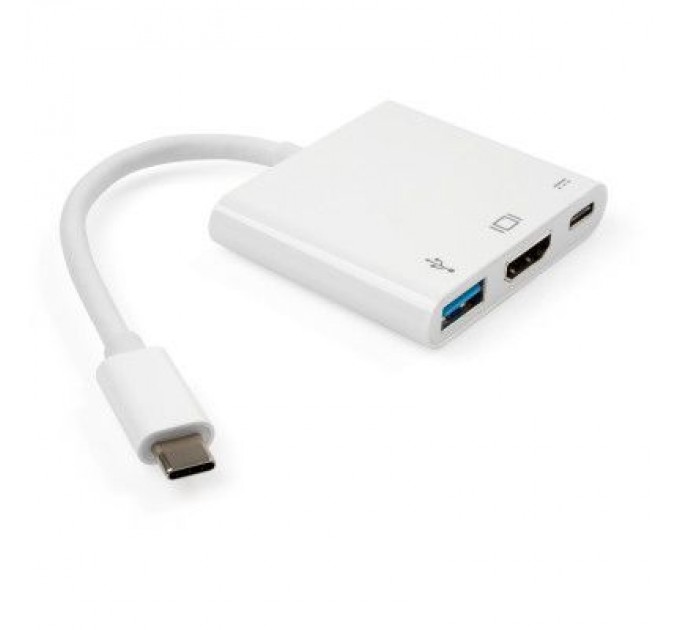 Vinga Концентратор Vinga Type-C to HDMI+USB3.0+Type-C PD (VCPATC2HDMIUSBPDWH)