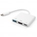 Vinga Концентратор Vinga Type-C to HDMI+USB3.0+Type-C PD (VCPATC2HDMIUSBPDWH)