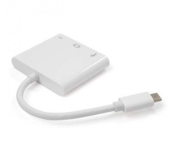 Vinga Концентратор Vinga Type-C to HDMI+USB3.0+Type-C PD (VCPATC2HDMIUSBPDWH)