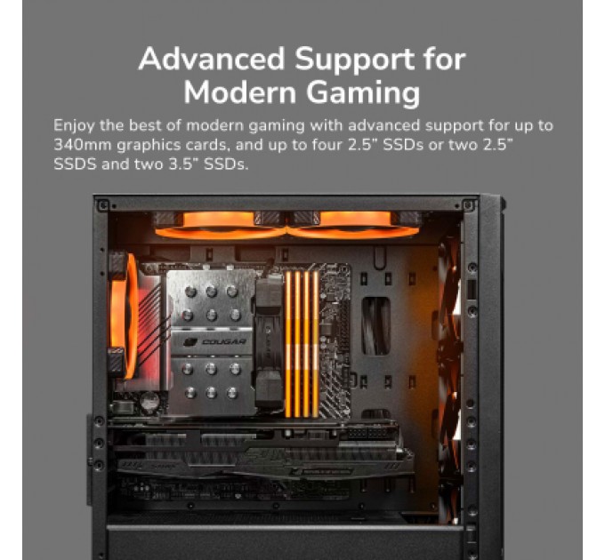 Cougar Корпус Cougar UNIFACE MINI RGB Black