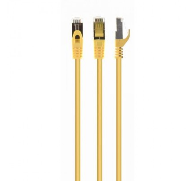 Cablexpert Патч-корд 10м S/FTP Cat 6A CU LSZH yellow Cablexpert (PP6A-LSZHCU-Y-10M)