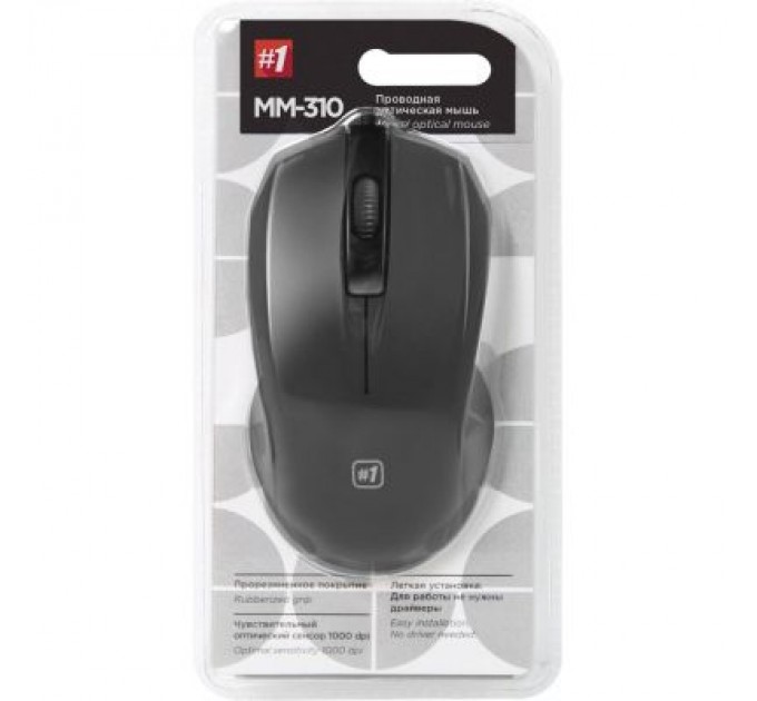 Defender Мишка Defender MM-310 Black (52310)