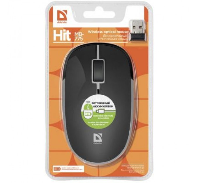 Defender Мишка Defender Hit MB-775 Black (52775)