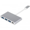 Atcom Концентратор Type-C 3.1 to 3xUSB 3.0 + Type-C 10 cm Atcom (12808)