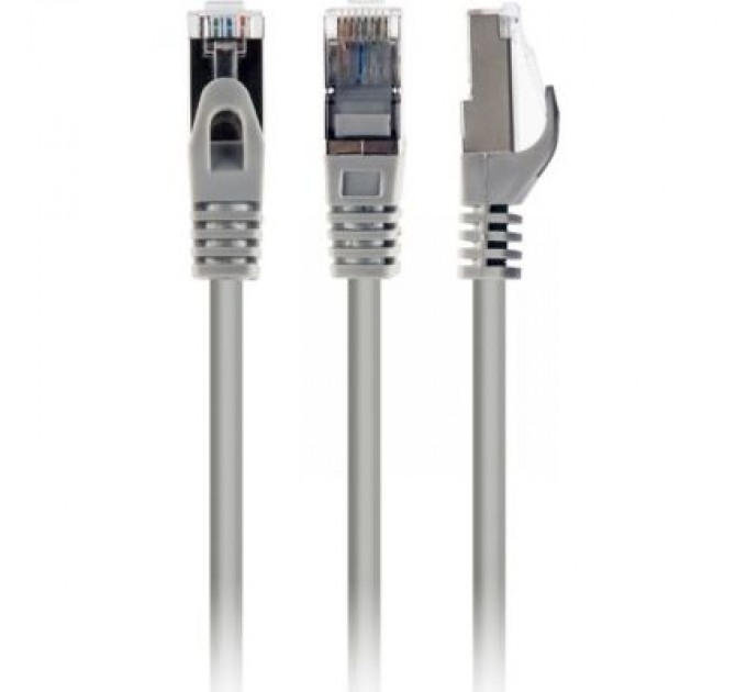 Cablexpert Патч-корд 2м S/FTP Cat 6A CU LSZH grey Cablexpert (PP6A-LSZHCU-2M)