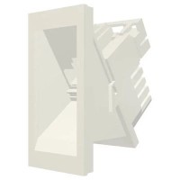 Модуль Keystone RJ45 STP кат. 5е, 22.5х45, кутовий, white Molex (16.1C.011.D0035)