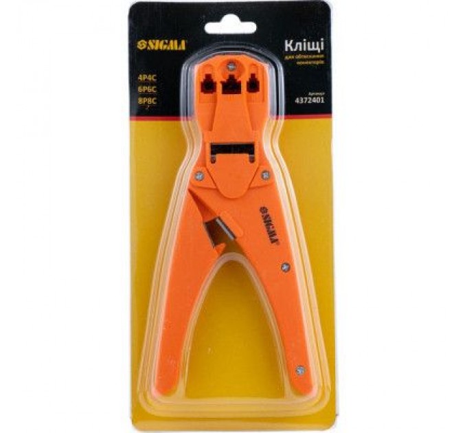 Sigma Інструмент Sigma для обжиму конекторів 4Р4С, 6Р6С, 8Р8С (4372401)