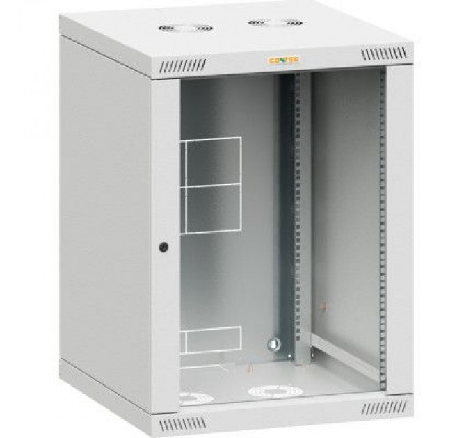 Conteg Шафа настінна Conteg 6U 19" глибина 450мм, RAL7035 (RQN-06-60/45)