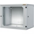 Conteg Шафа настінна Conteg 6U 19" 600 мм, знімні бічні панелі, RAL7035 (RUN-06-60/60-I)