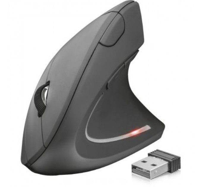 Trust Мишка Trust Verto Wireless Ergonomic Black (22879)