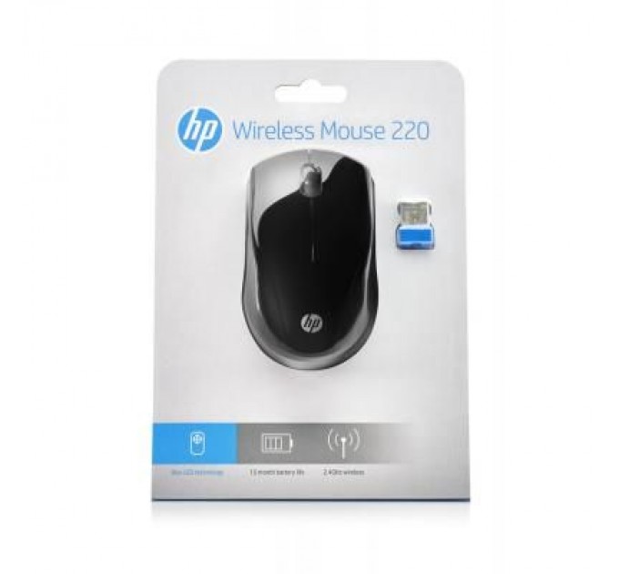 HP Мишка HP 220 Black (3FV66AA)