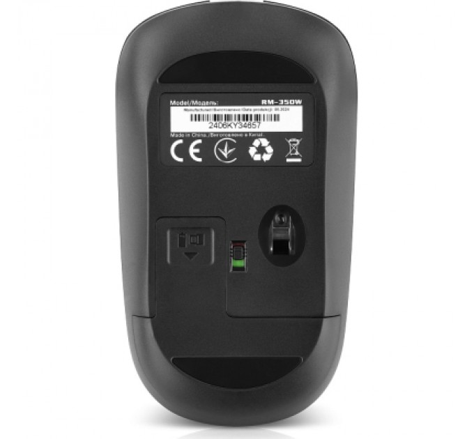 REAL-EL Мишка REAL-EL RM-350W Wireless Black/Gray (EL123200043)
