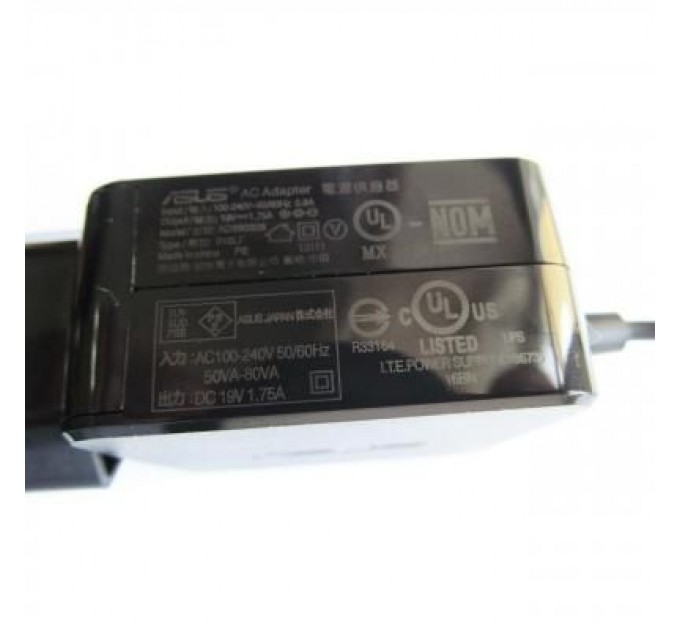 ASUS Блок живлення до ноутбуку ASUS 33W Eeebook 19V 1.75A разъем USB-special (ADP-33AWAD / A40259)
