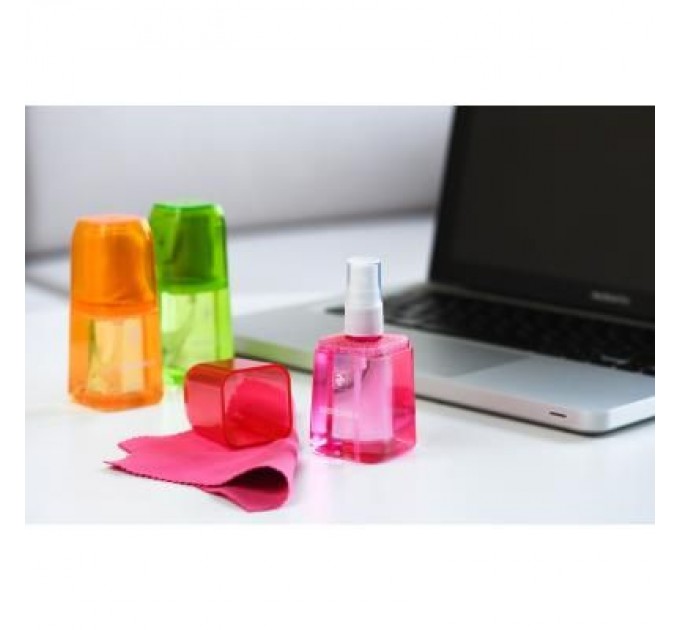 2E Спрей для очищення 2E 100ml Liquid для LED/LCD +Microfibre Red LUX CLEAN (2E-SKTR100LRD)