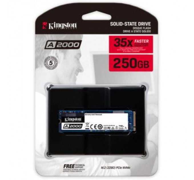 Kingston Накопичувач SSD M.2 2280 250GB Kingston (SA2000M8/250G)