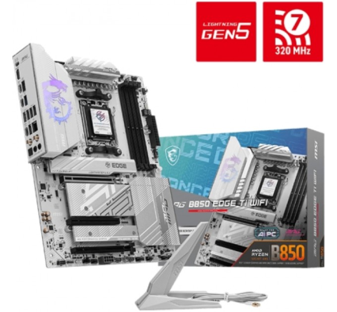 MSI Материнська плата MSI MPG B850 EDGE TI WIFI