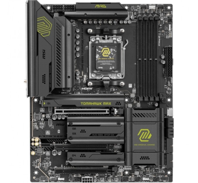 MSI Материнська плата MSI MAG B850 TOMAHAWK MAX WIFI