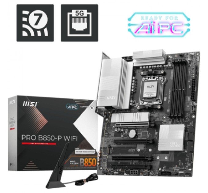 MSI Материнська плата MSI PRO B850-P WIFI