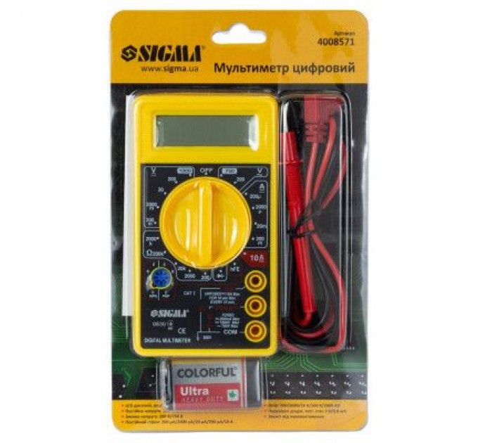 Sigma Цифровий мультиметр Sigma 4008571