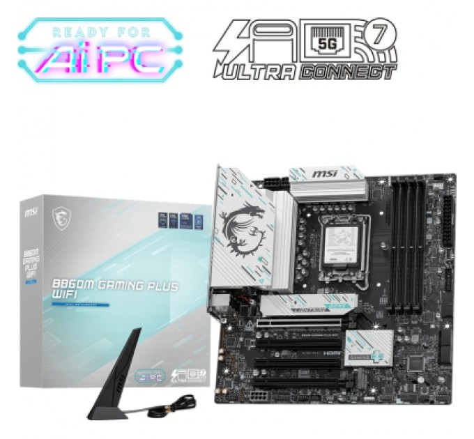 MSI Материнська плата MSI B860M GAMING PLUS WIFI