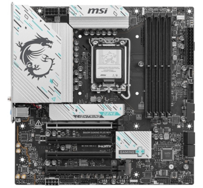 MSI Материнська плата MSI B860M GAMING PLUS WIFI