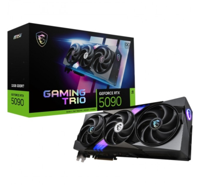 MSI Відеокарта MSI GeForce RTX5090 32GB GAMING TRIO OC (RTX 5090 32G GAMING TRIO OC)
