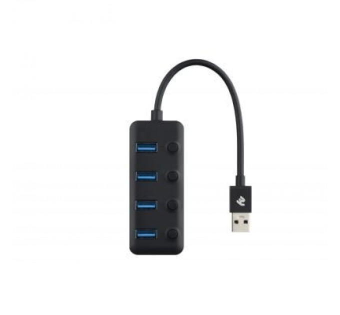 2E Концентратор 2E USB 2.0 to 4*USB3.0, with switch, 0.25 м (2E-W1405)